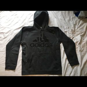 Gray & Black Adidas Hoodie
